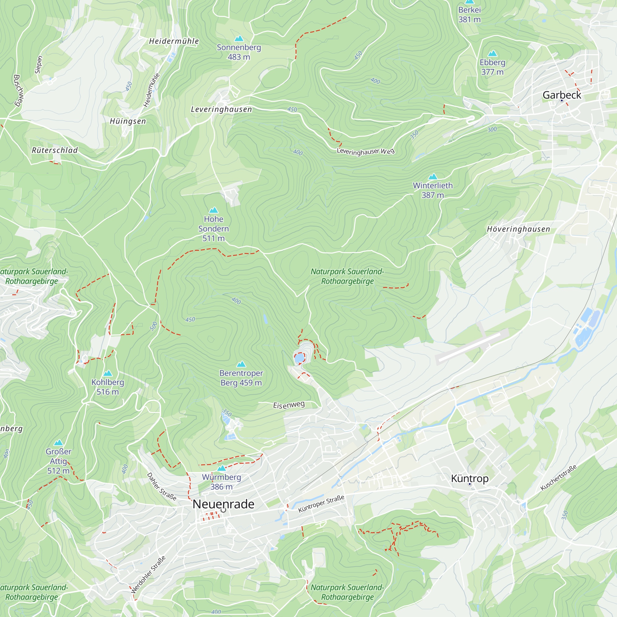 Wöllehütte map