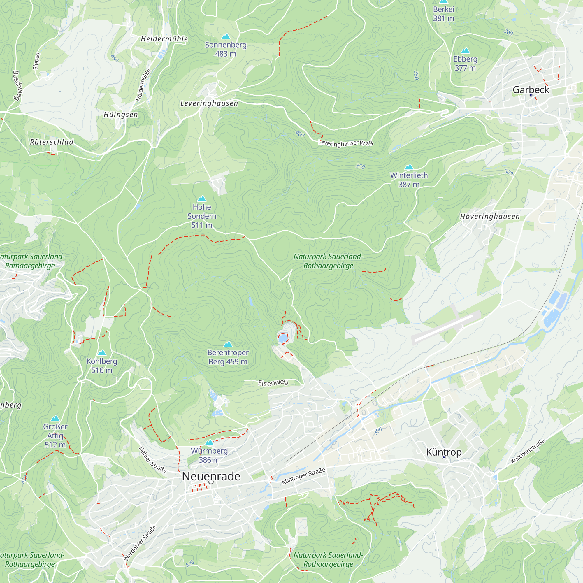 Wöllehütte map