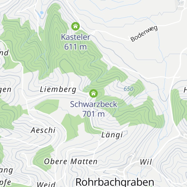 Map of Schwarzbeck
