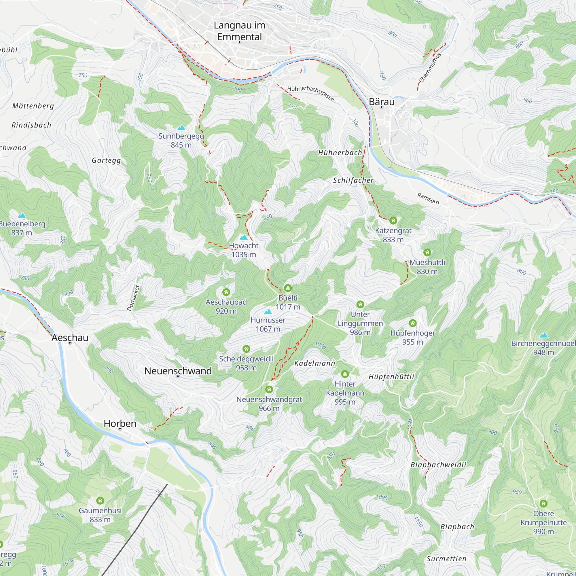 Büelti map