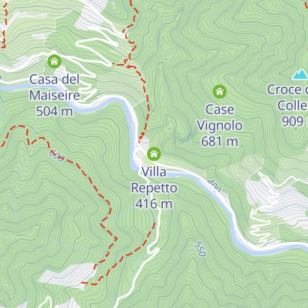 Map of Villa Repetto
