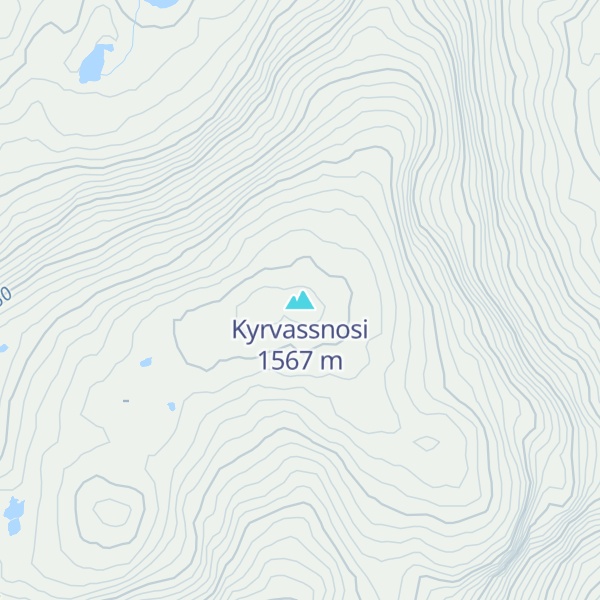 Map of Kyrvassnosi