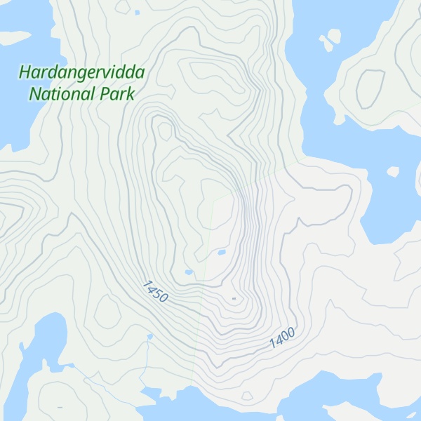 Map of Store Kollsnut