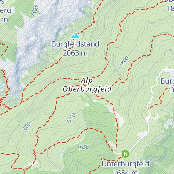 Map of Oberburgfeld Alprestaurant