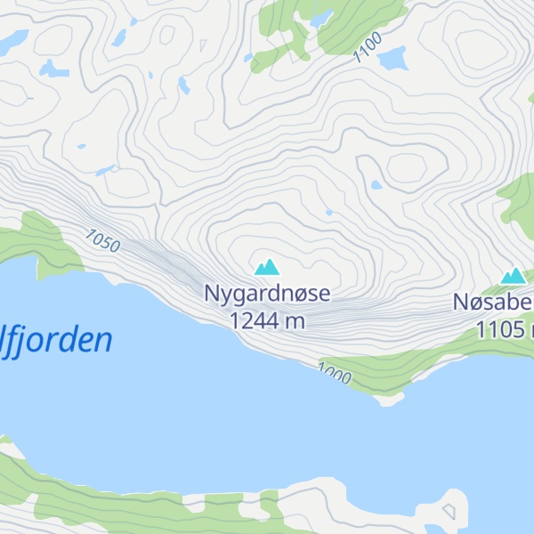 Map of Nygardnøse