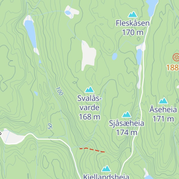 Map of Svalås-varde
