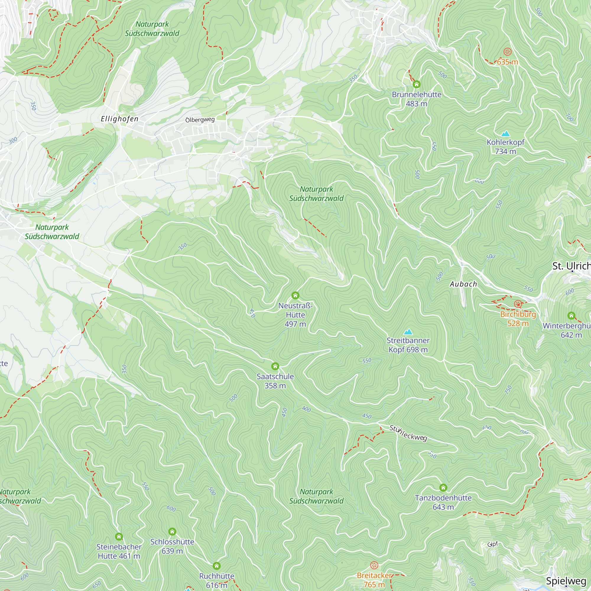 Neustraß-Hütte map