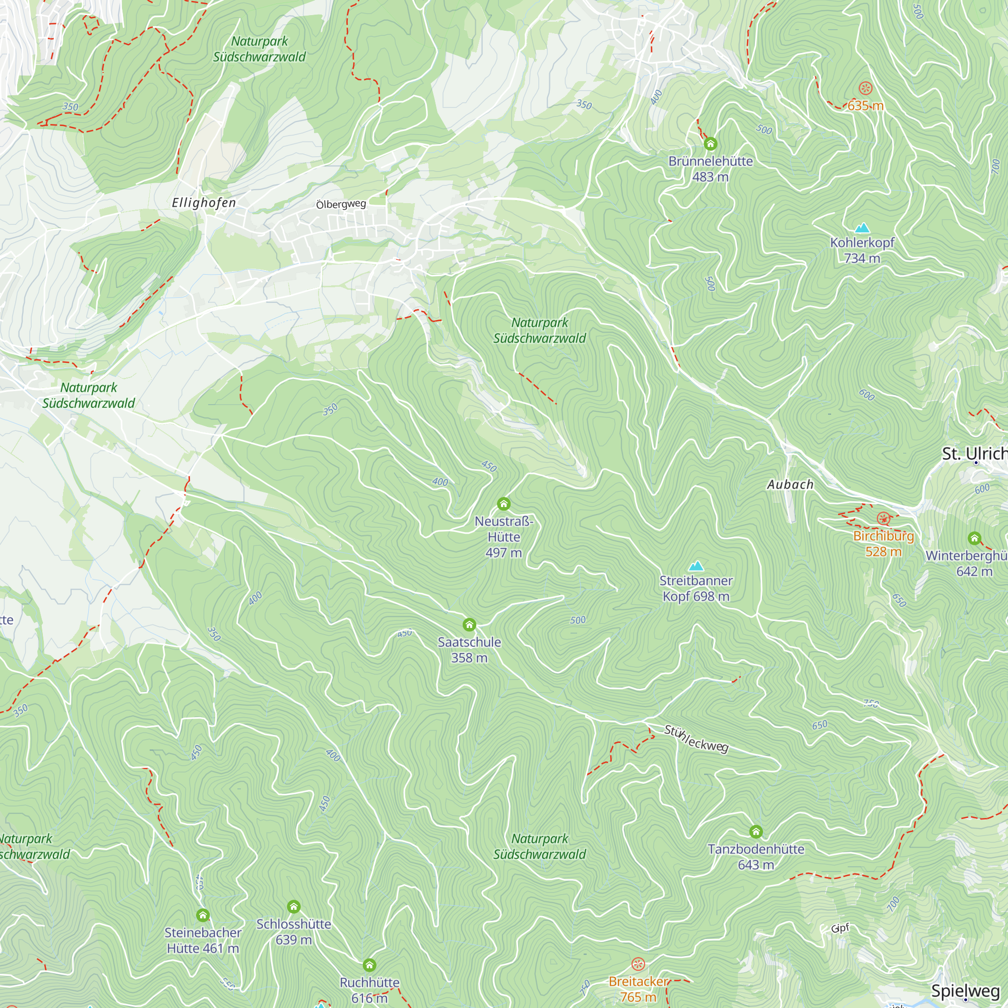 Neustraß-Hütte map