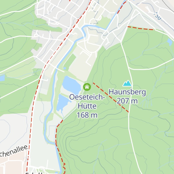 Map of Oeseteich-Hütte