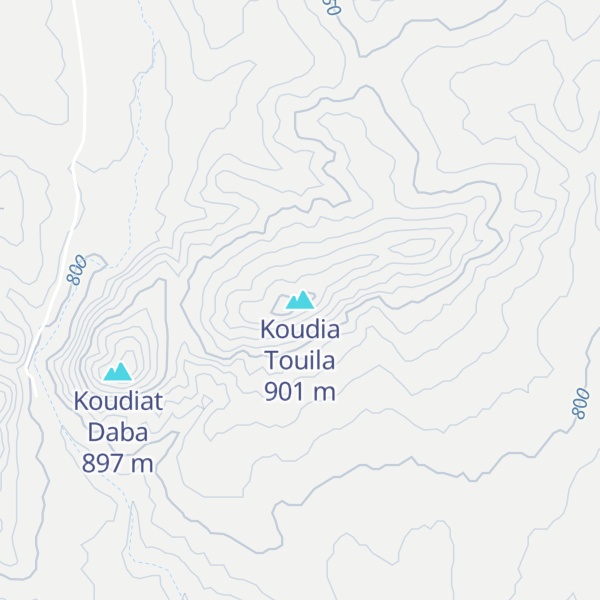 Map of Koudia Touila