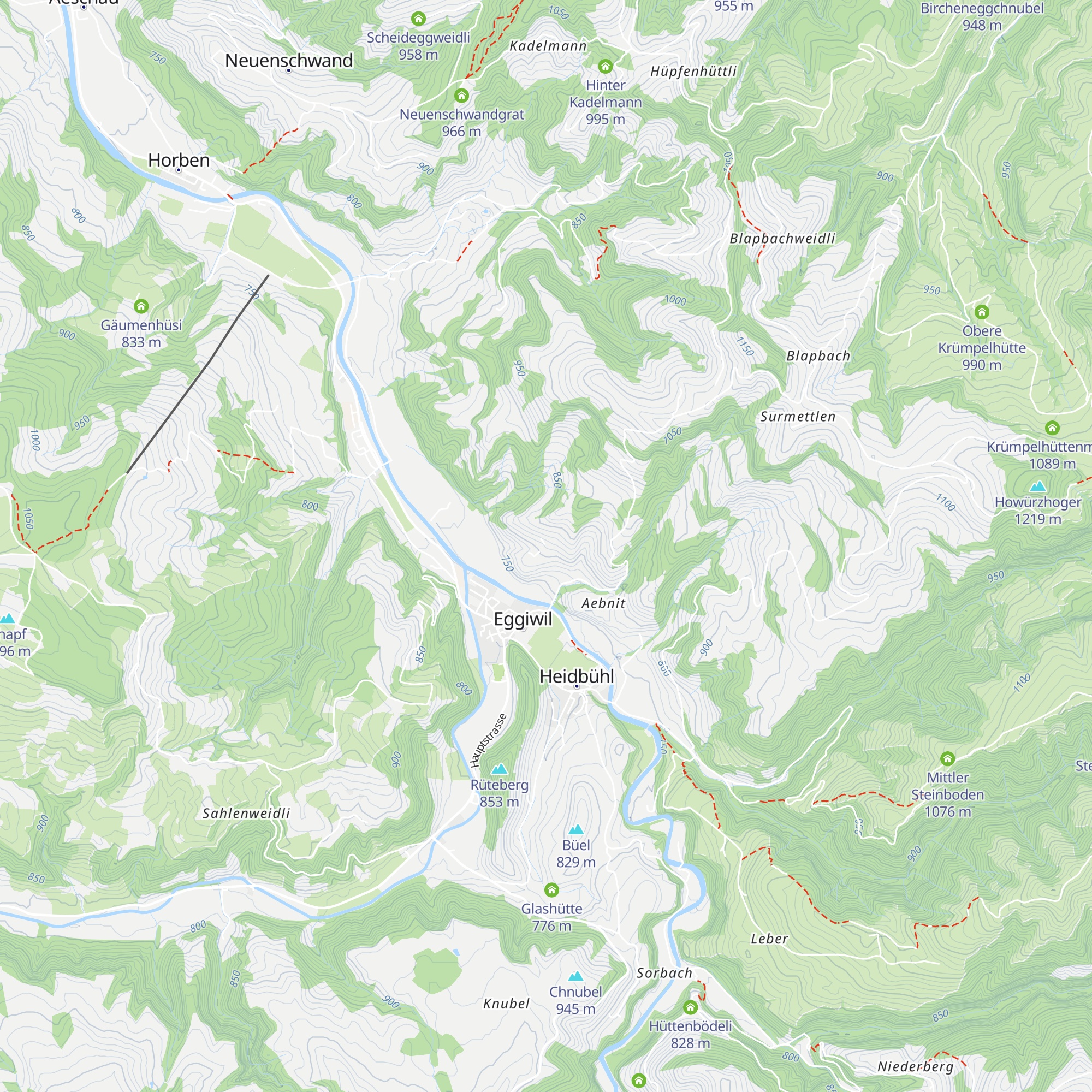 Berghaus Eggiwil map