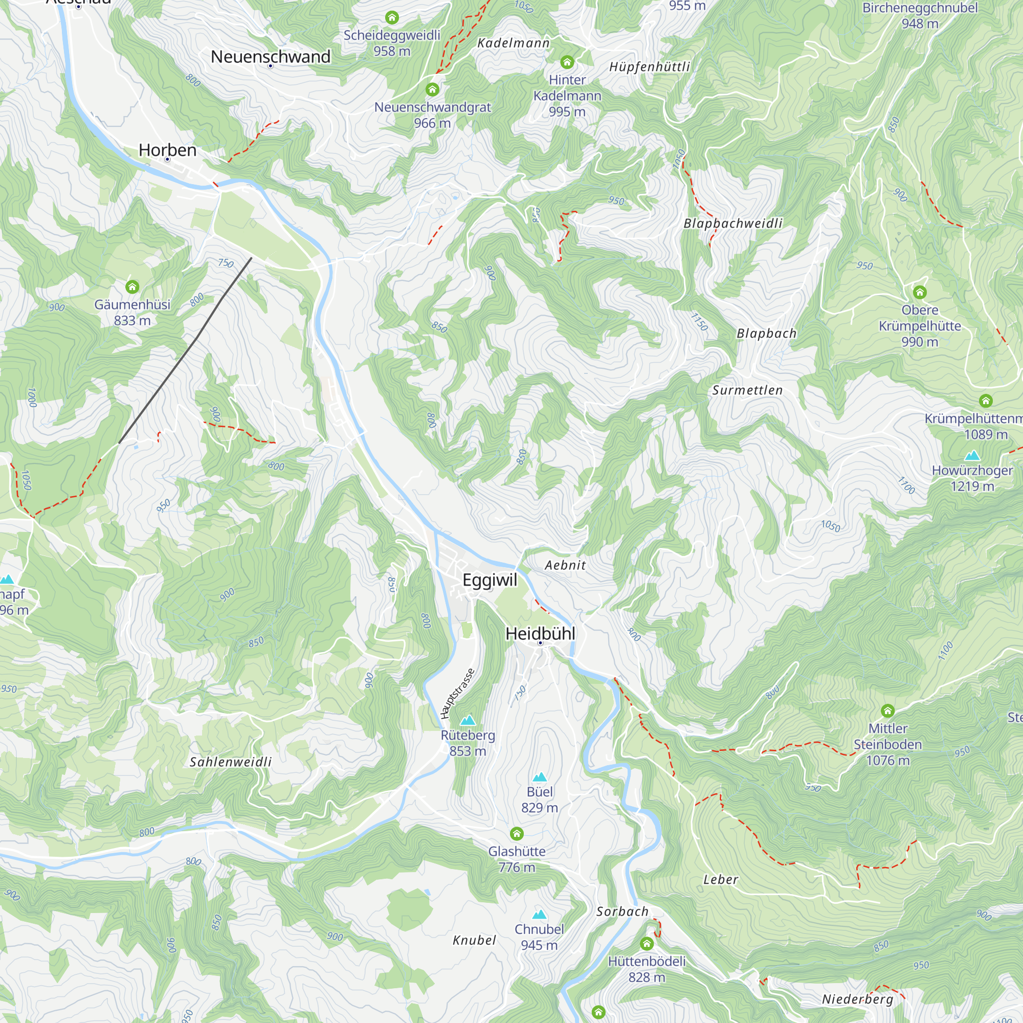 Berghaus Eggiwil map
