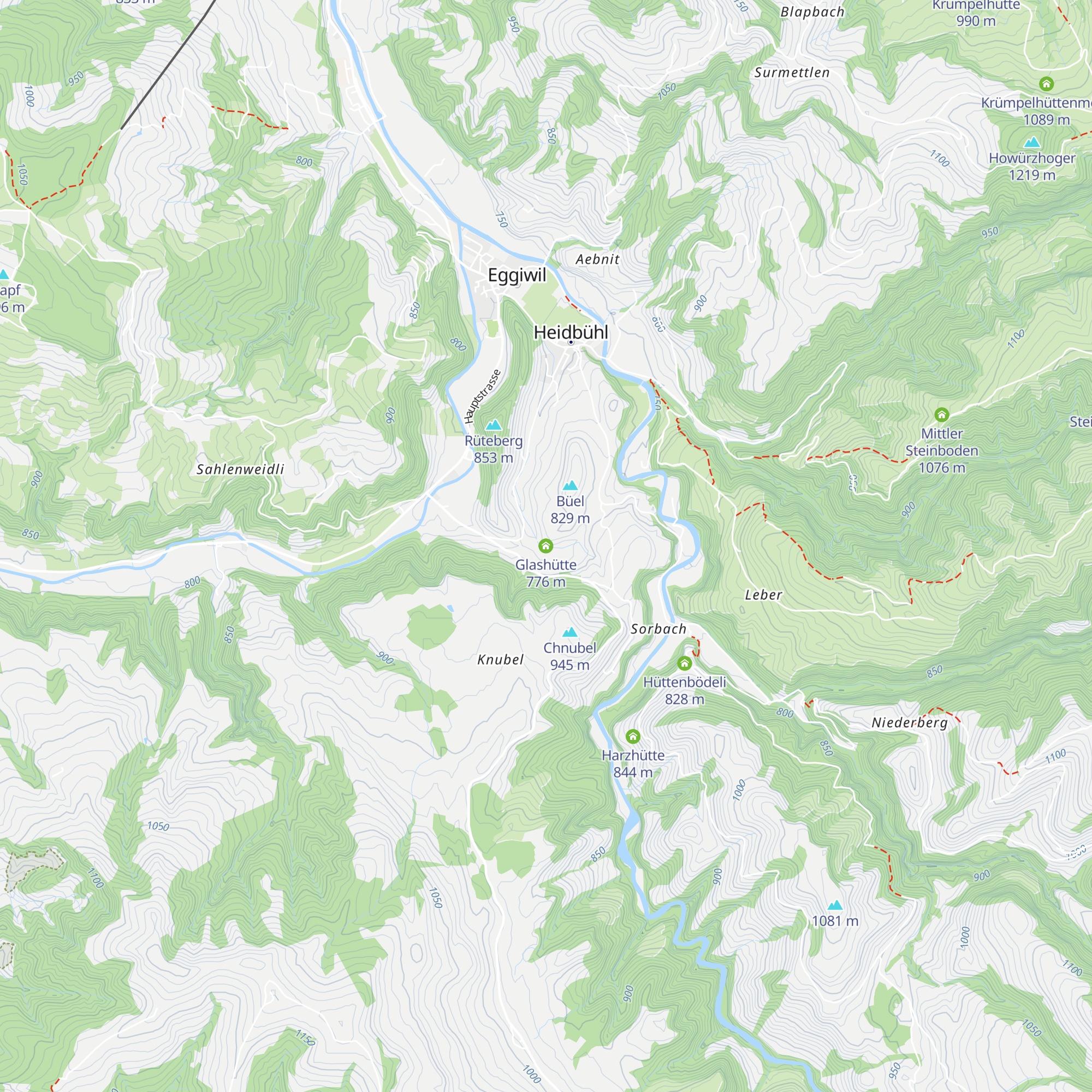 Glashütte map