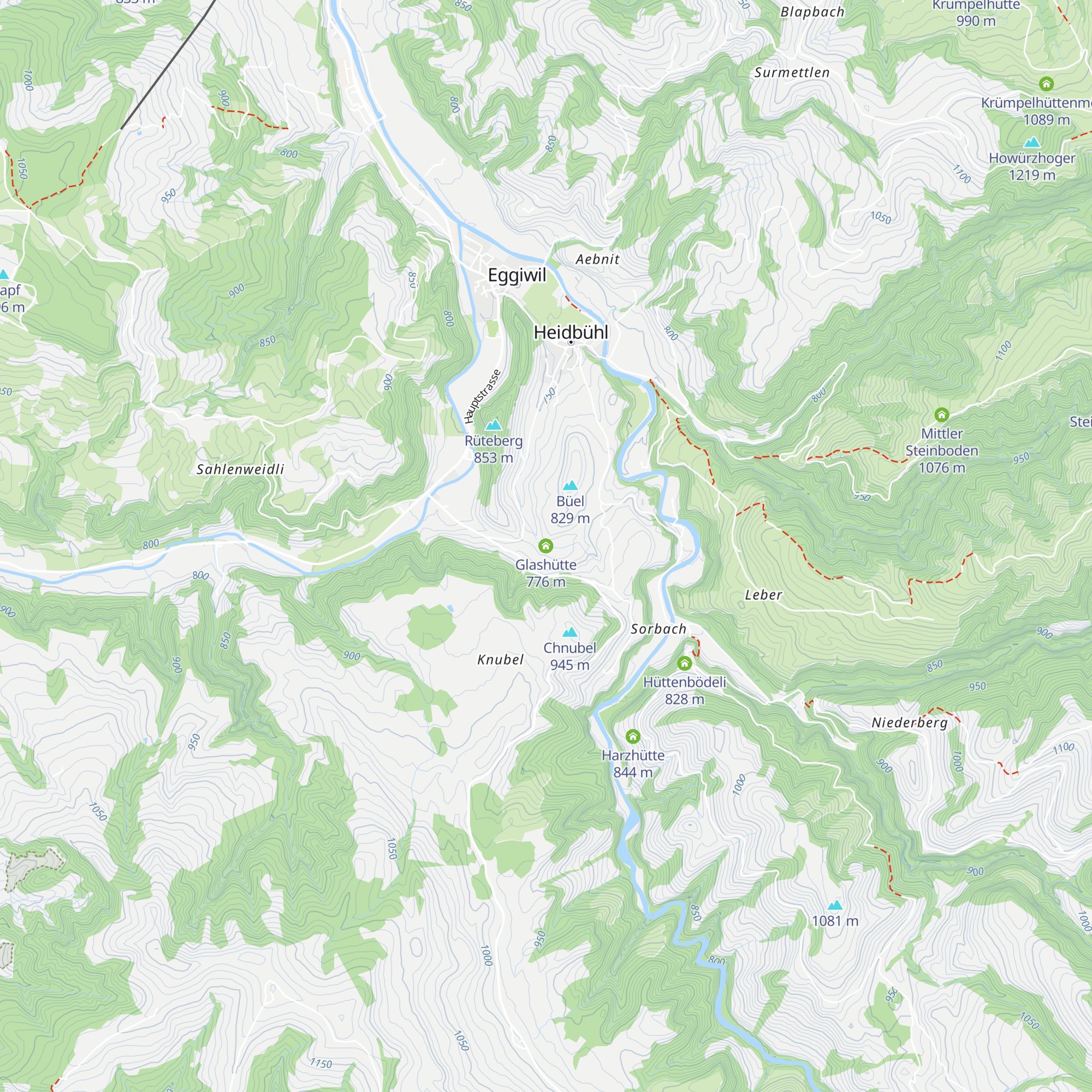 Glashütte map