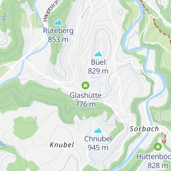 Map of Glashütte