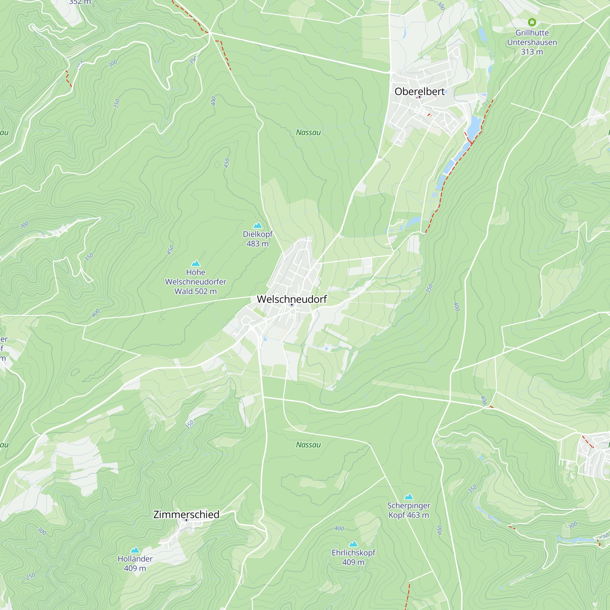 Ferienhaus "Quittenhütte" map