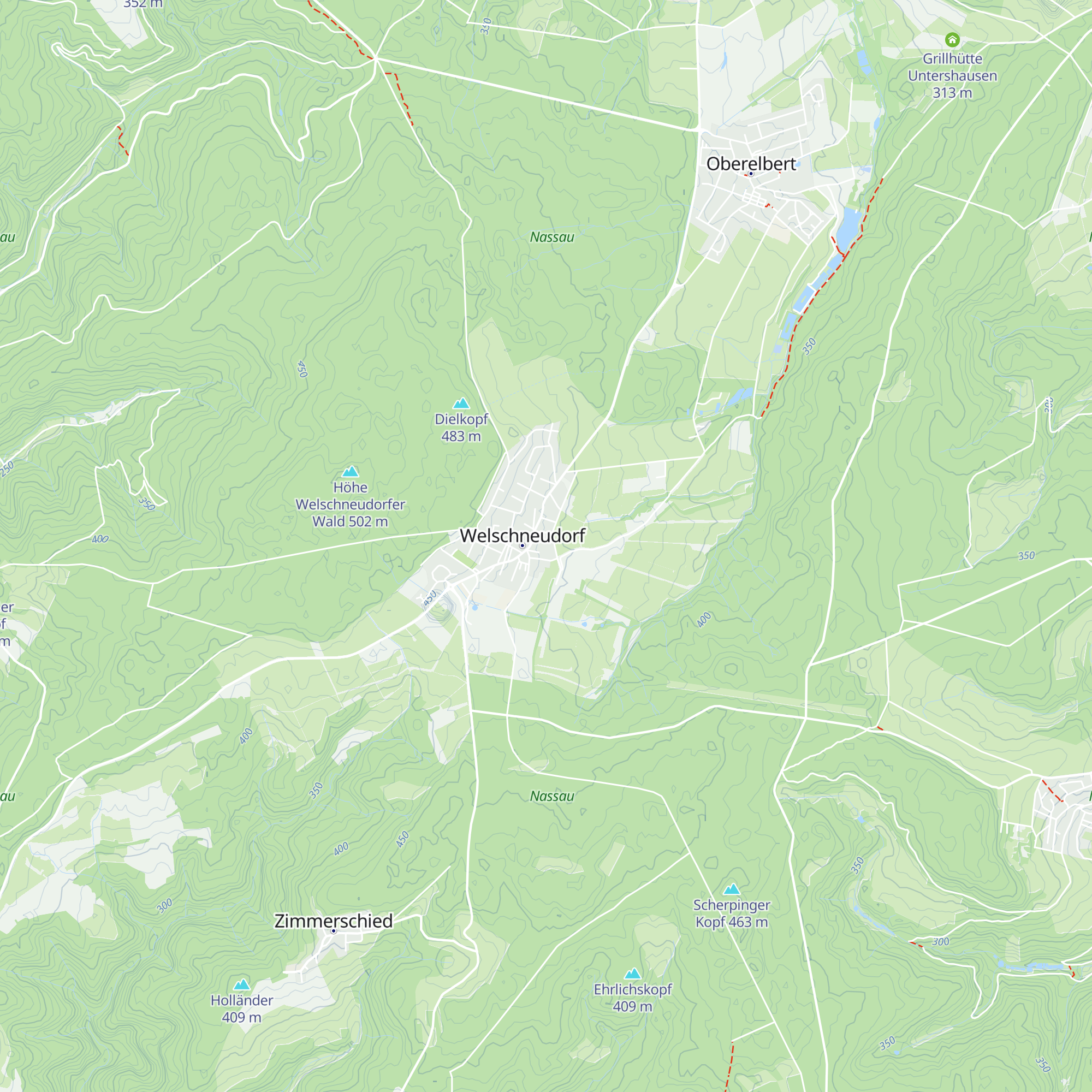 Ferienhaus "Quittenhütte" map