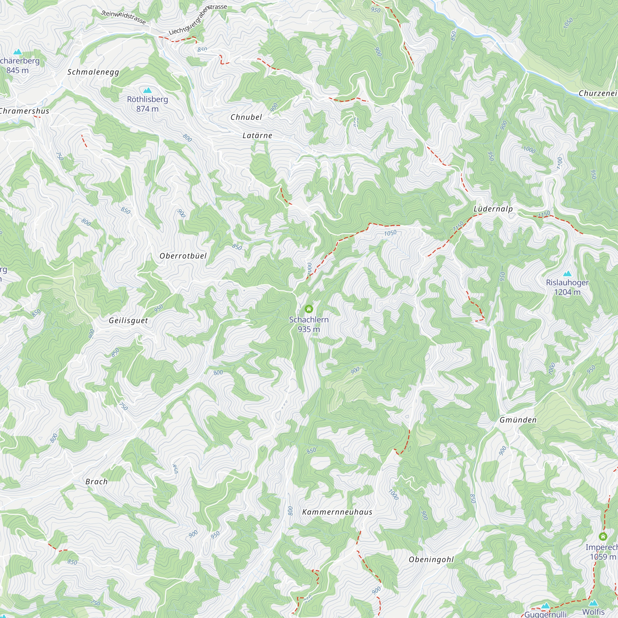 Schachlern map