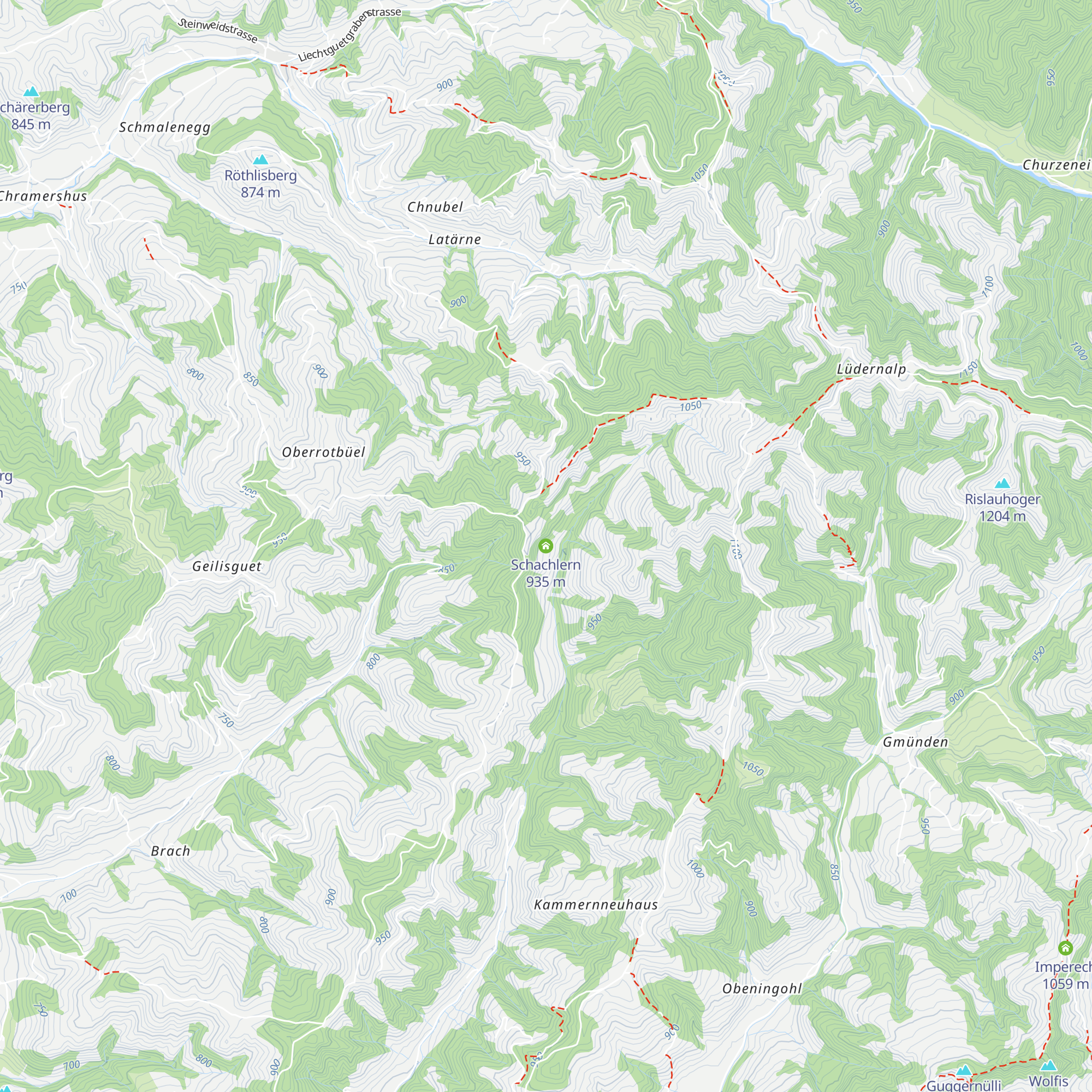 Schachlern map