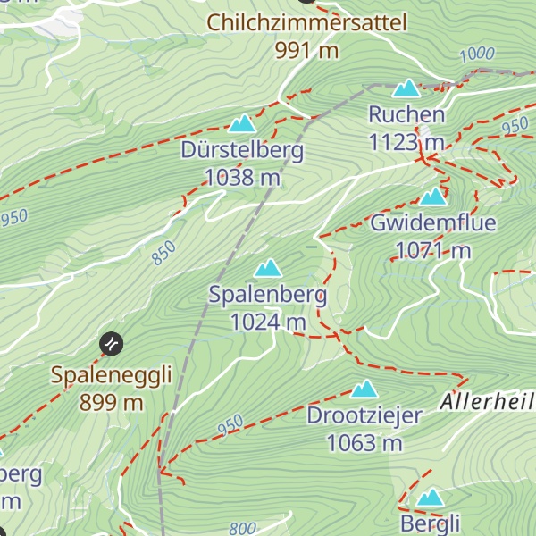 Map of Spalenberg