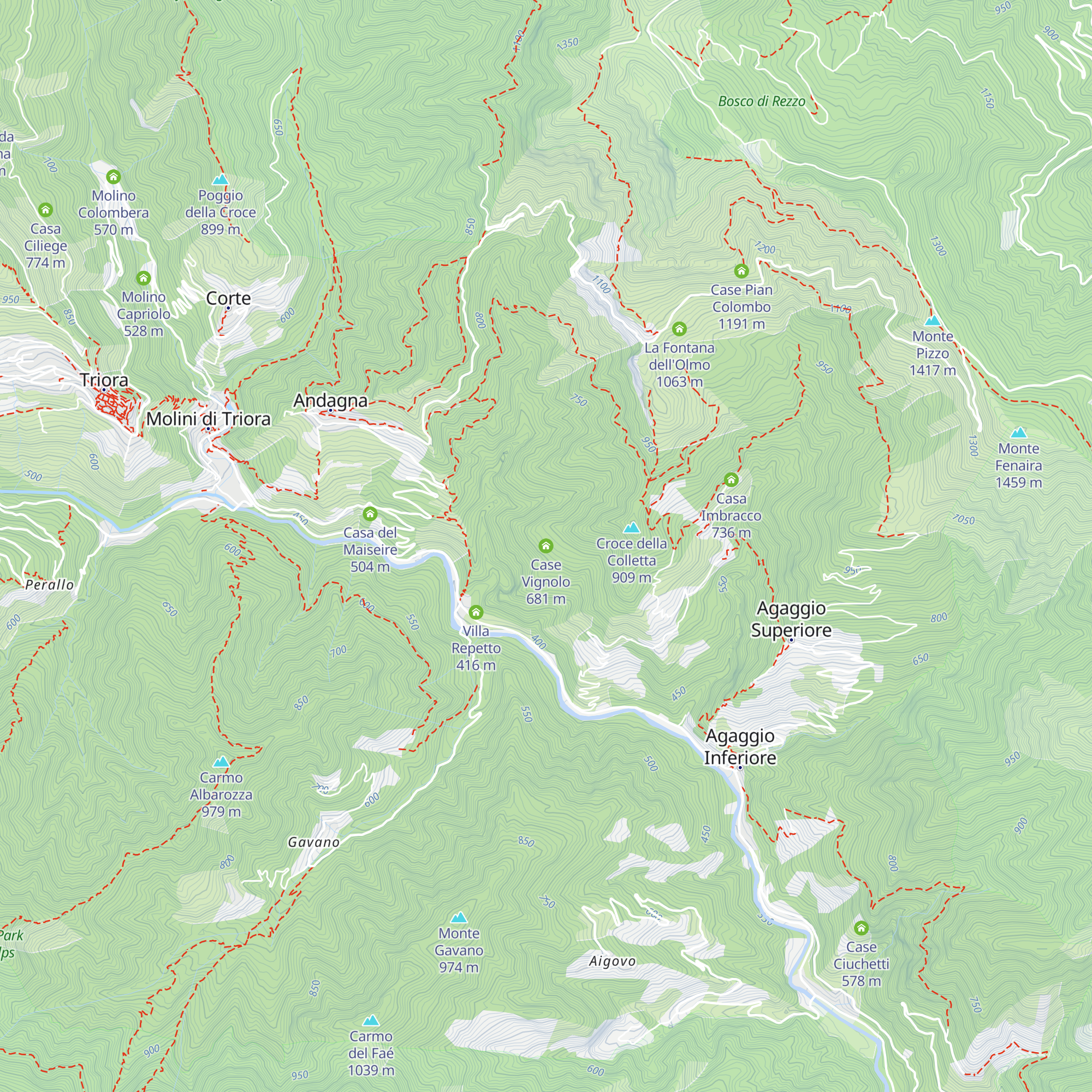 Case Vignolo map