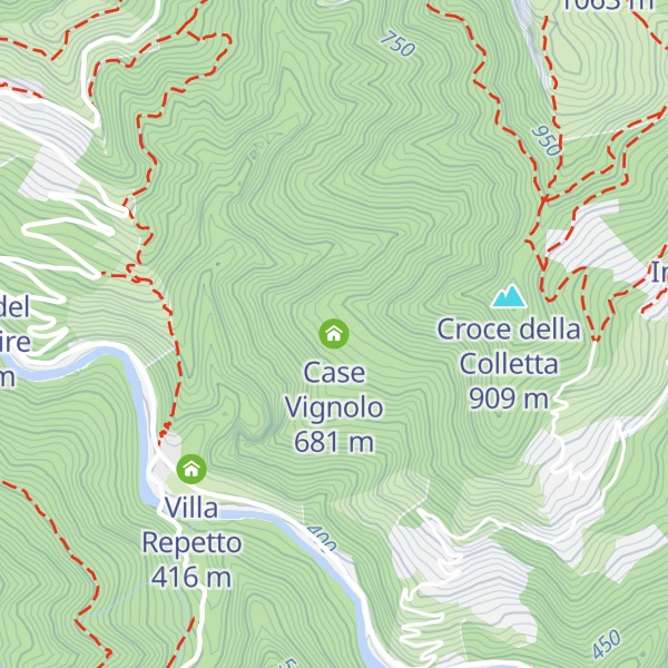 Map of Case Vignolo