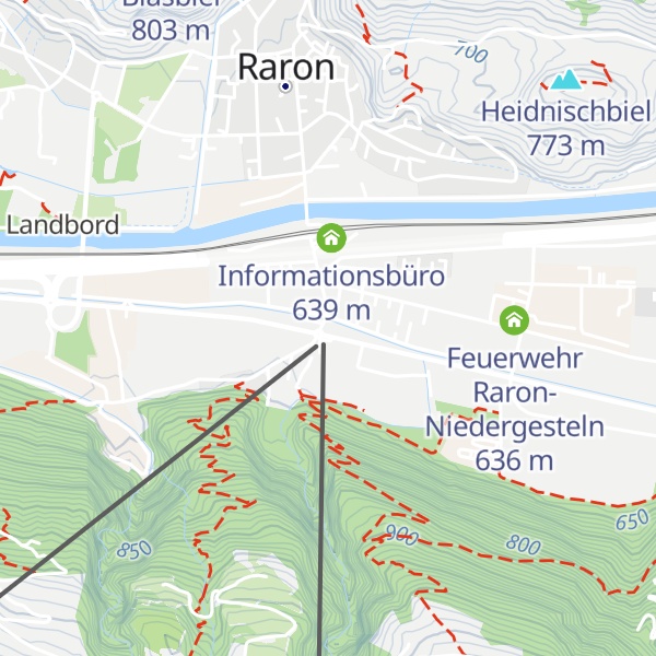 Map of Restaurant Bergheim