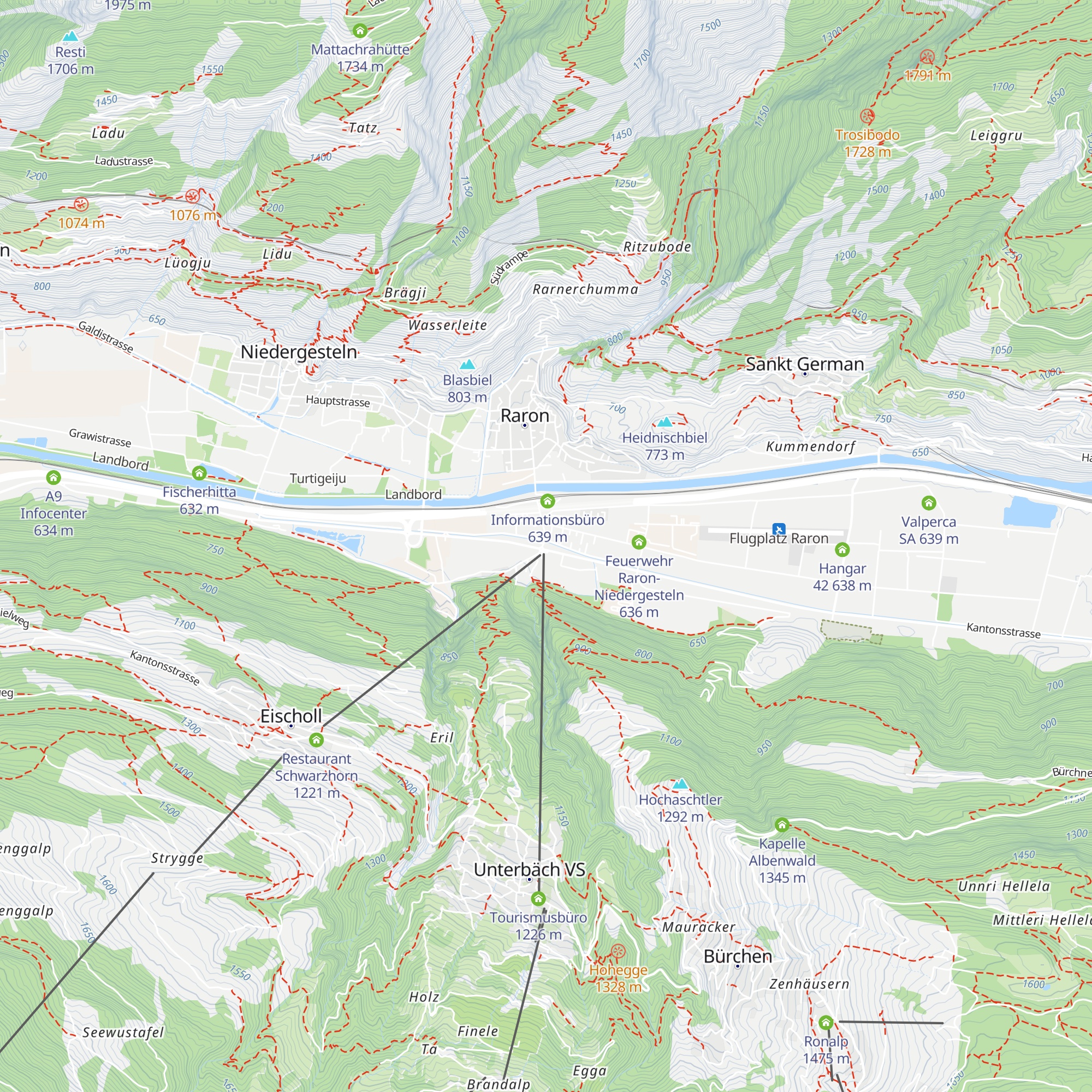 Restaurant Bergheim map