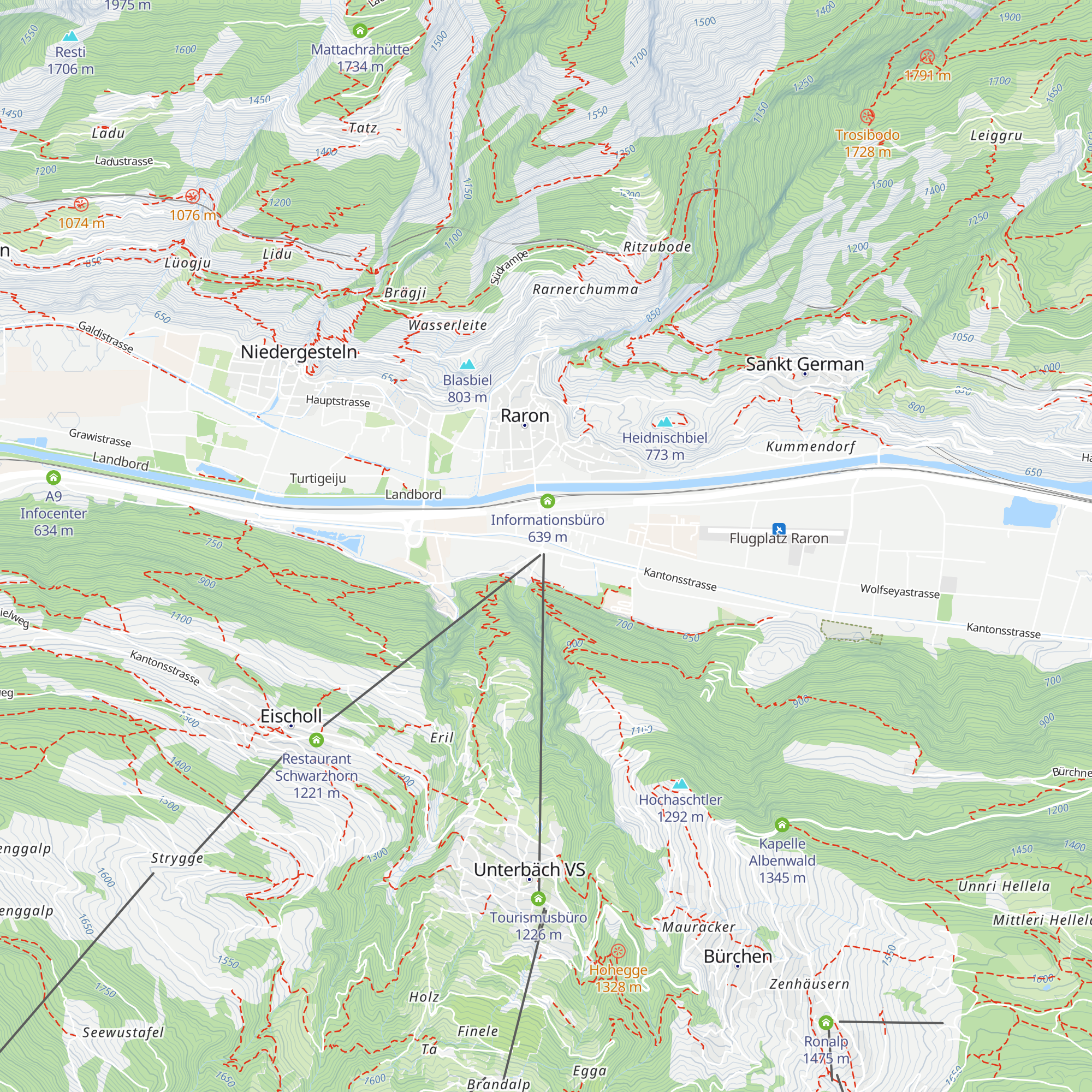 Restaurant Bergheim map
