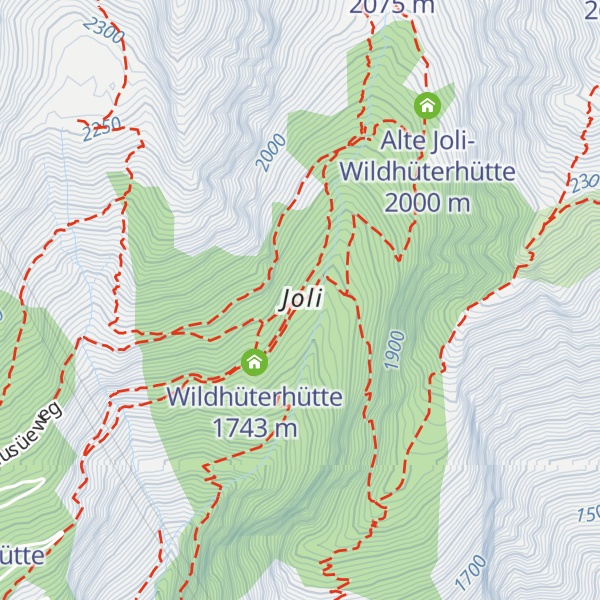 Map of Jolihütte