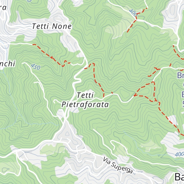 Map of Bric Pietraforata