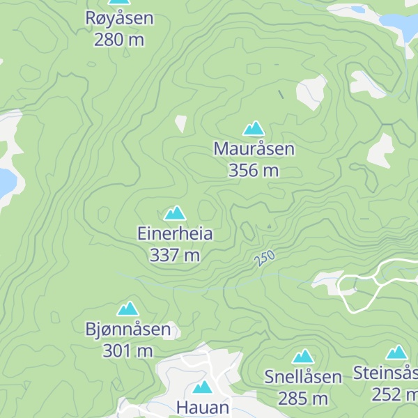 Map of Geiteryggen
