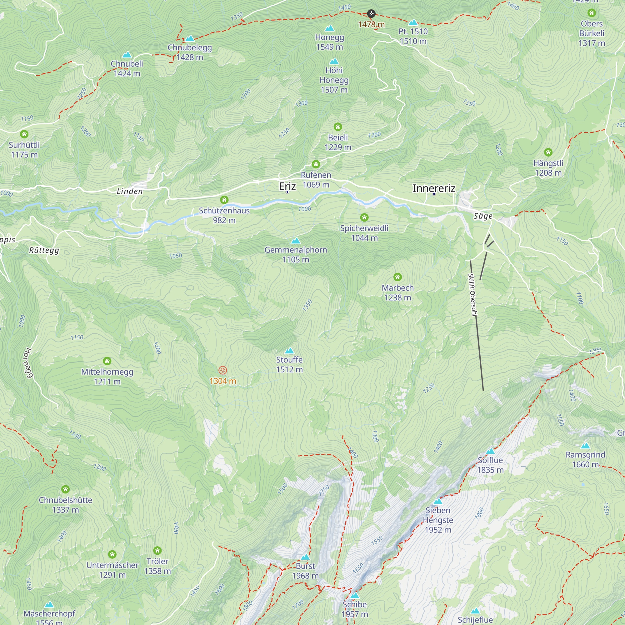 Pfidertsch Egg map