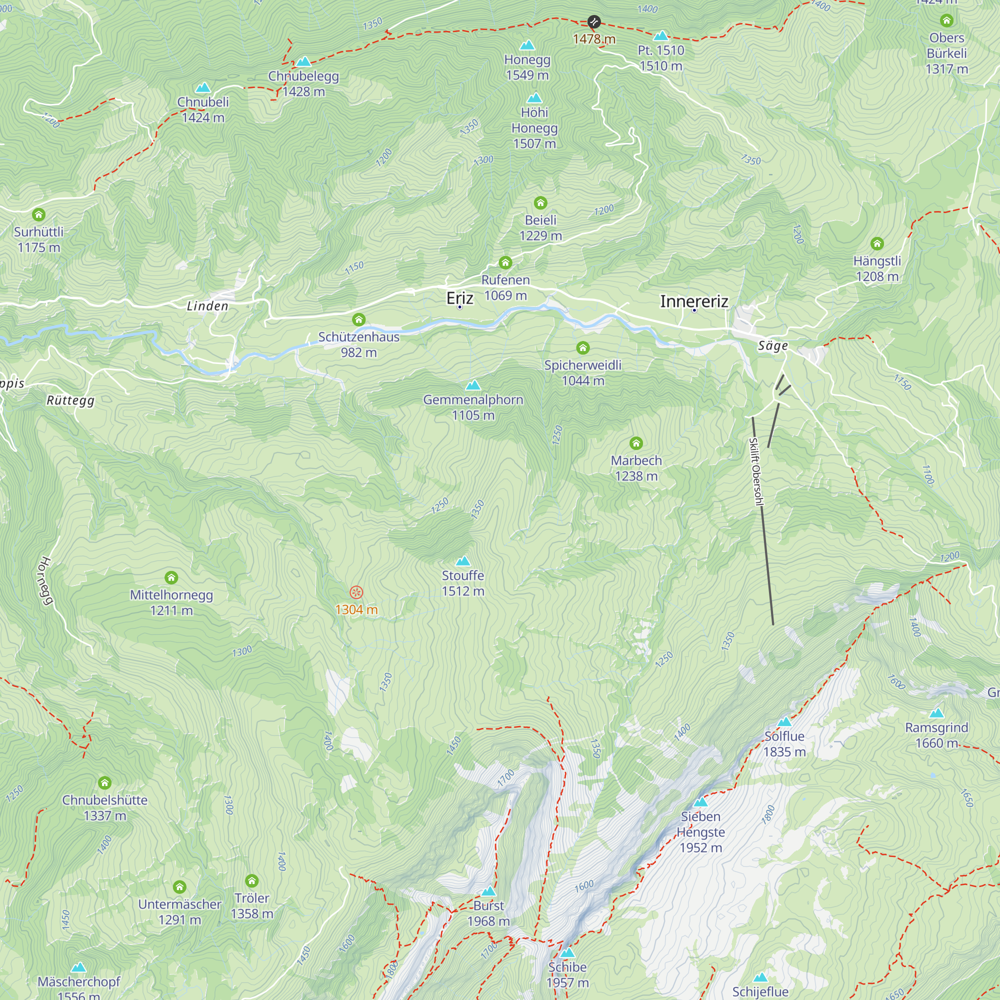 Pfidertsch Egg map