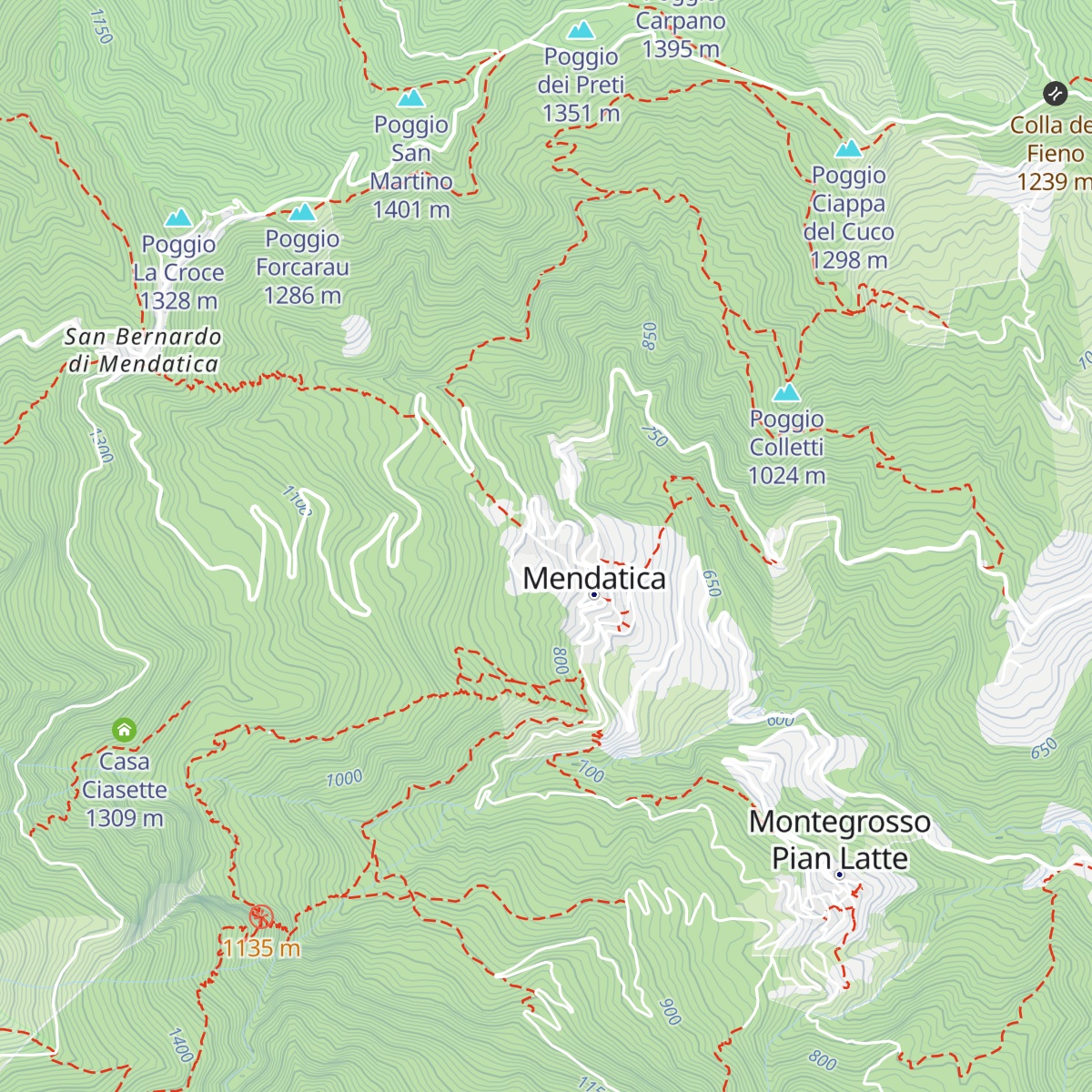 Rifugio Ca' da Cardella map