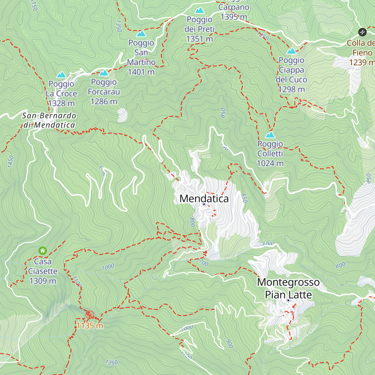 Rifugio Ca' da Cardella map