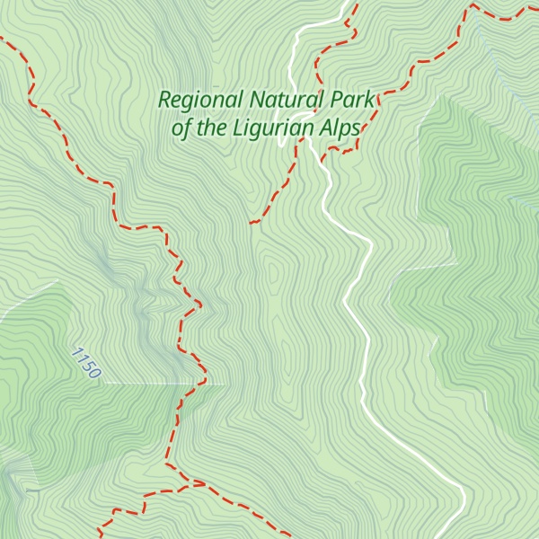 Map of Poggio Buoi di Raxin