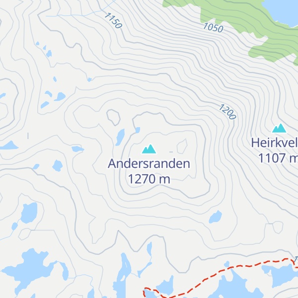 Map of Andersranden