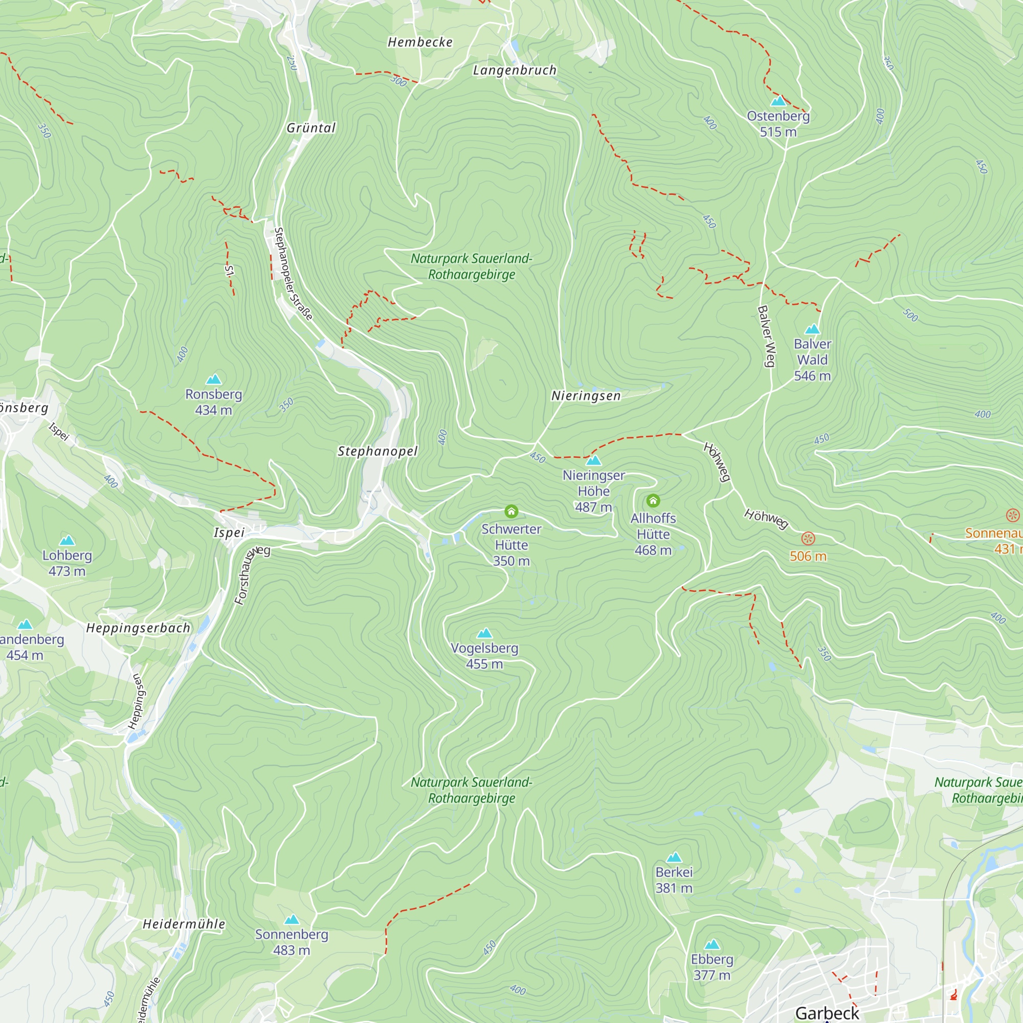 Schwerter Hütte map