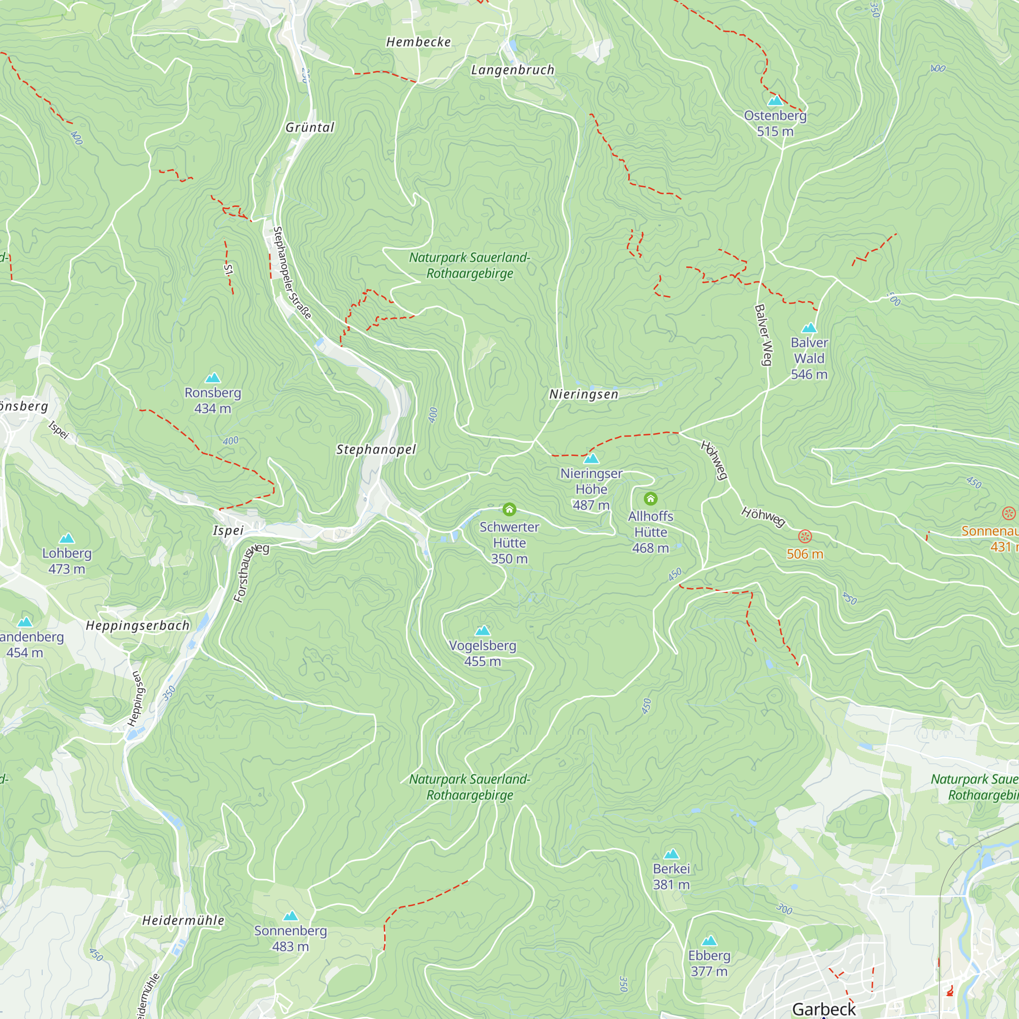 Schwerter Hütte map