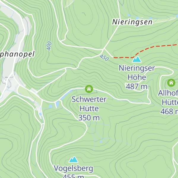 Map of Schwerter Hütte