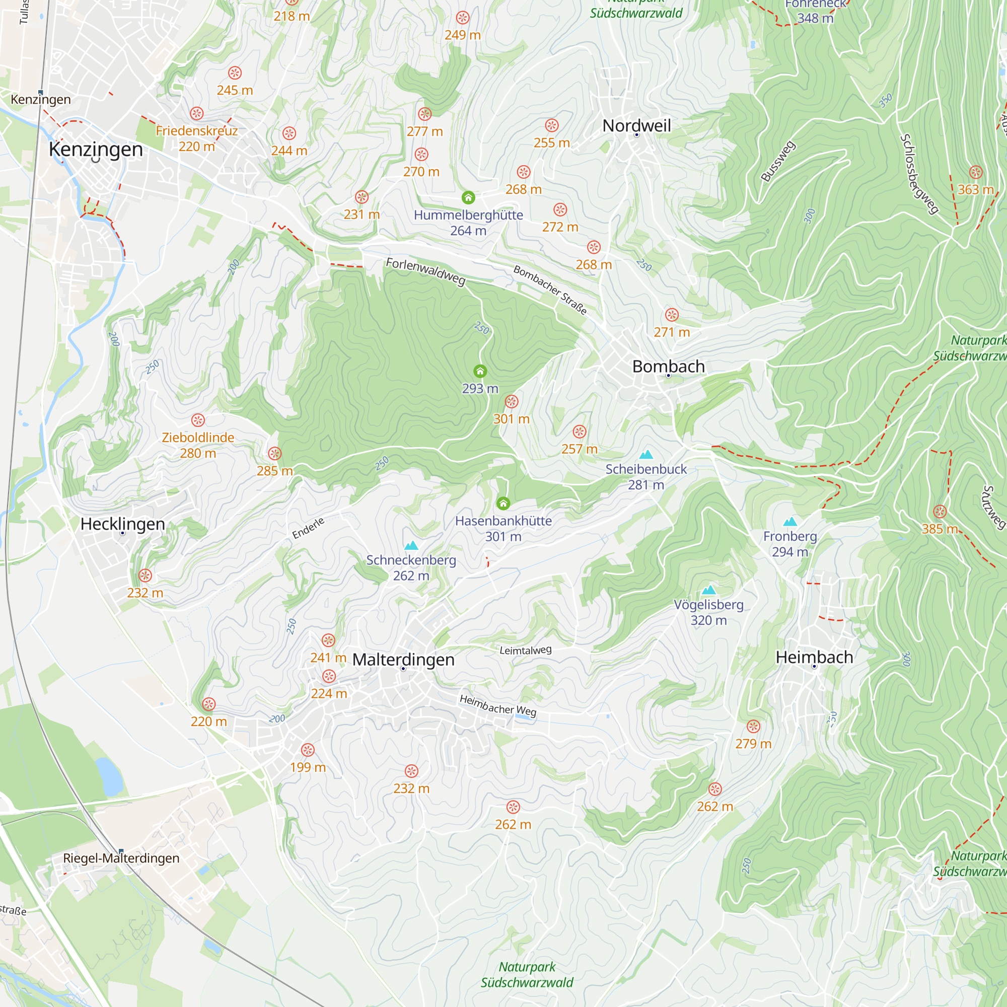 Hasenbankhütte map