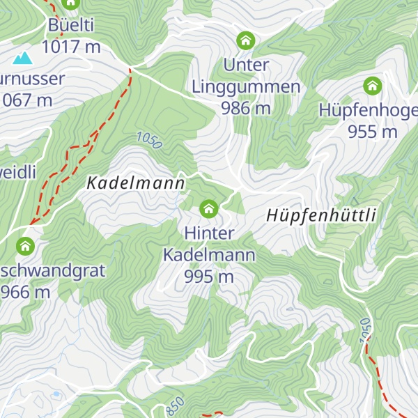 Map of Hinter Kadelmann