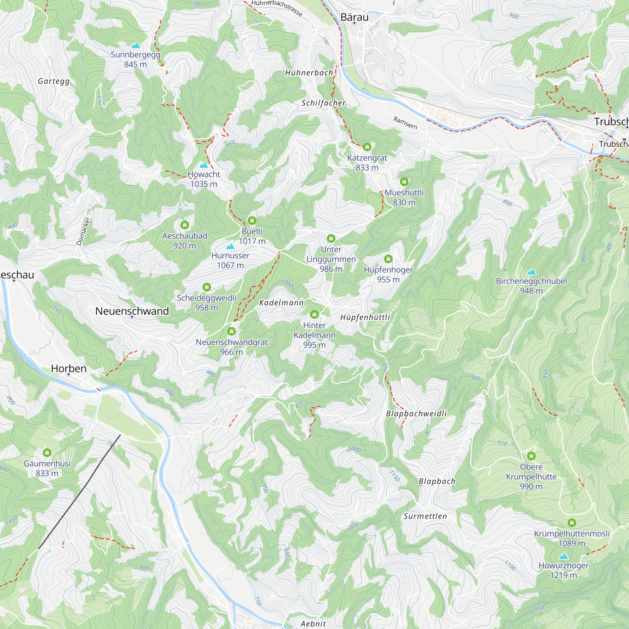 Hinter Kadelmann map