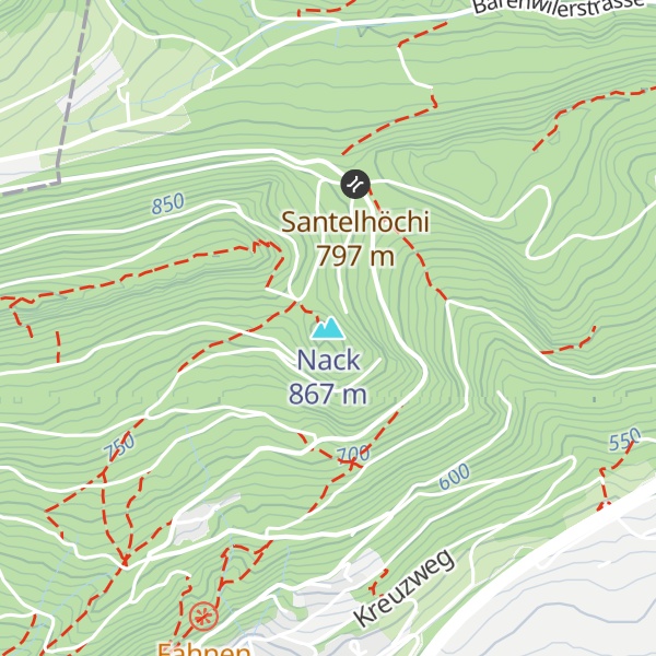 Map of Nack