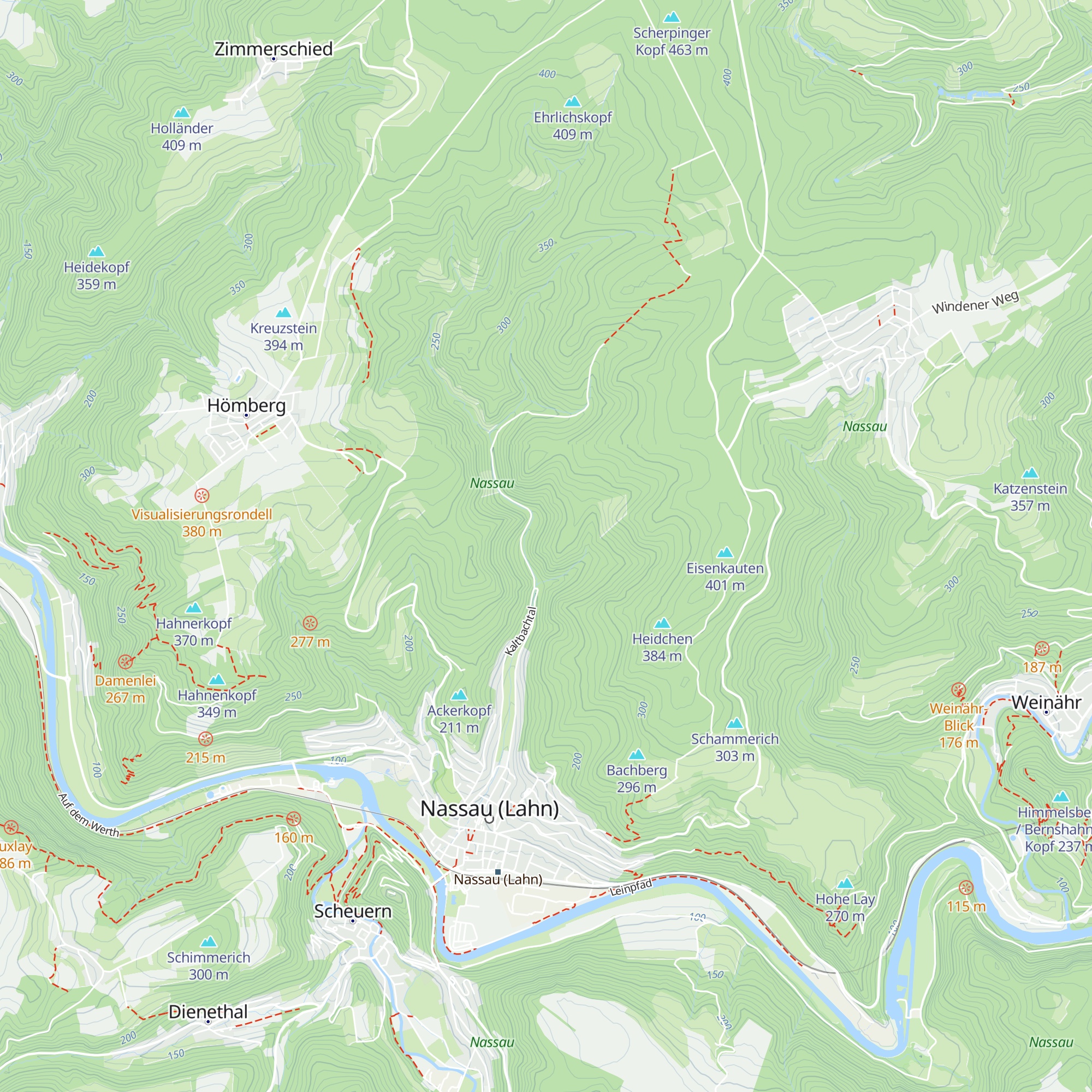 Hans Hermann Meyer Hütte map
