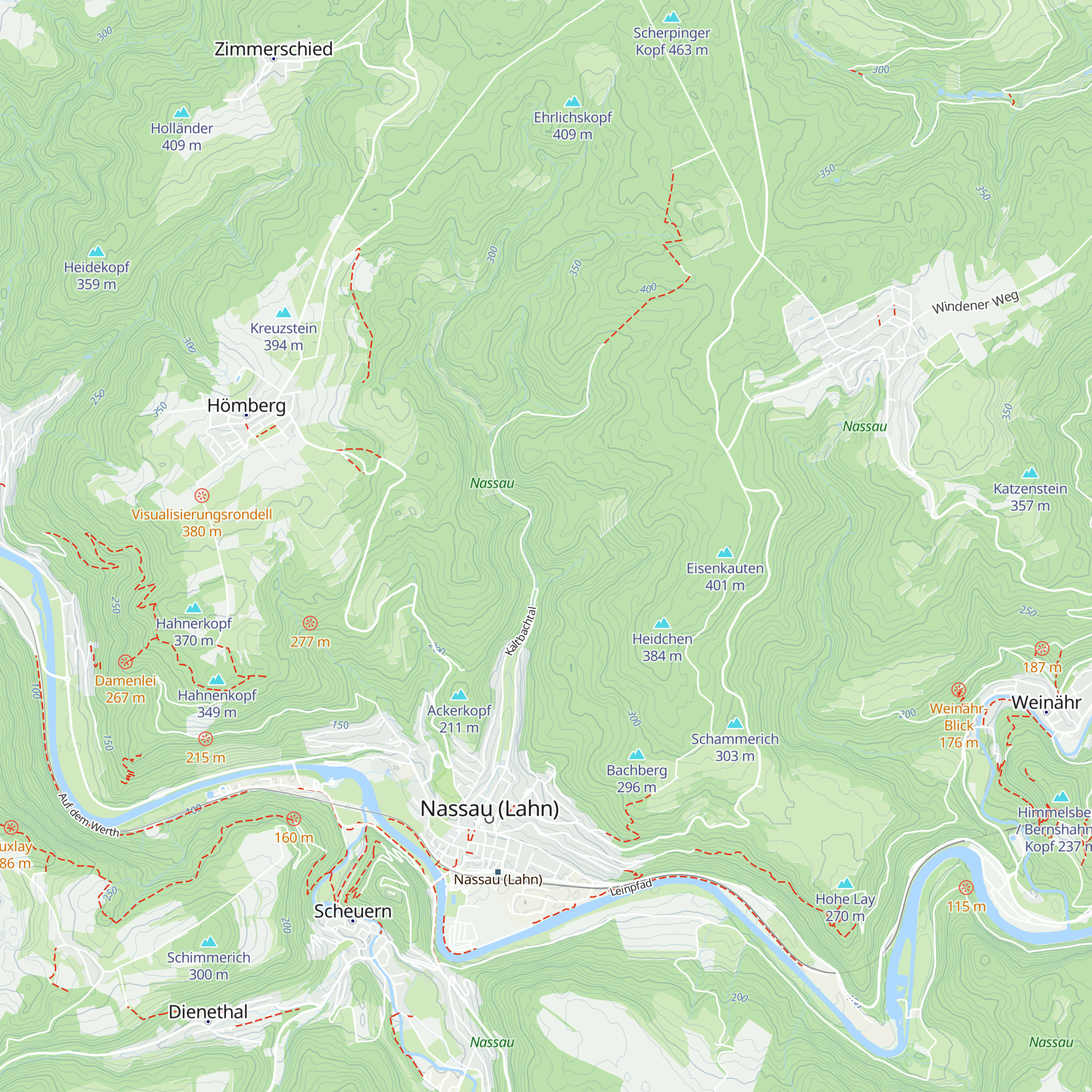 Hans Hermann Meyer Hütte map