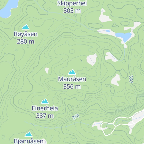 Map of Mauråsen