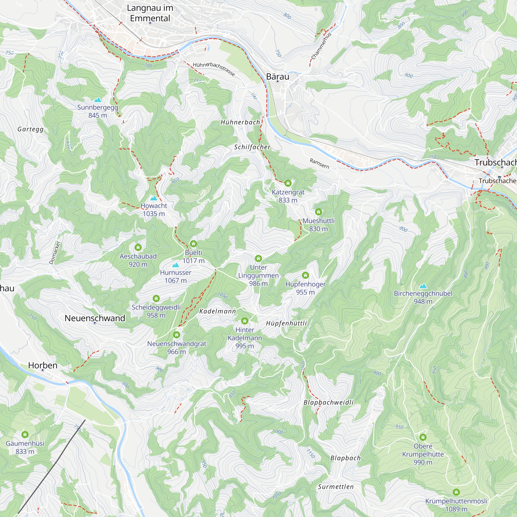 Unter Linggummen map