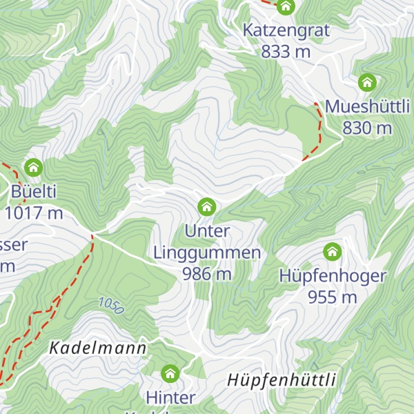 Map of Unter Linggummen